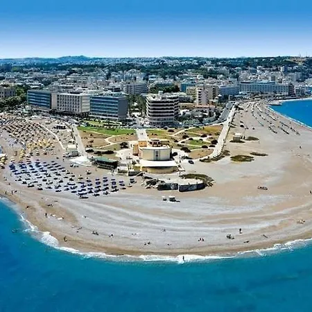 別荘 Marina's House At Kazerma Reggina Is Located In A Quiet Neighborhood In Rhodos Center Rhodes City